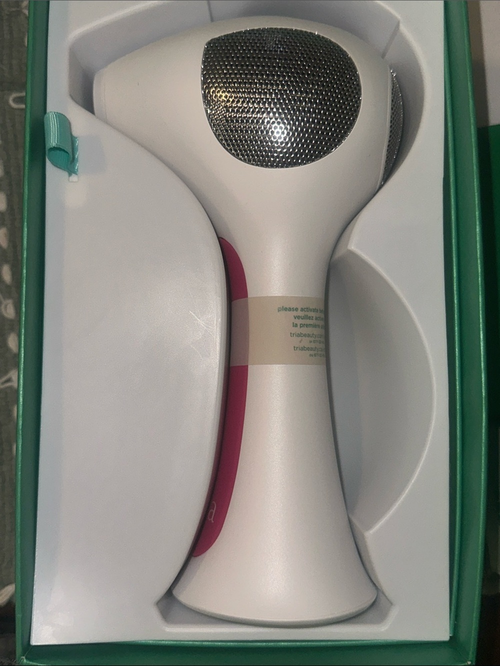 Tria Hair Removal Laser 4X - White with Pink Accents - Picture 5 of 11